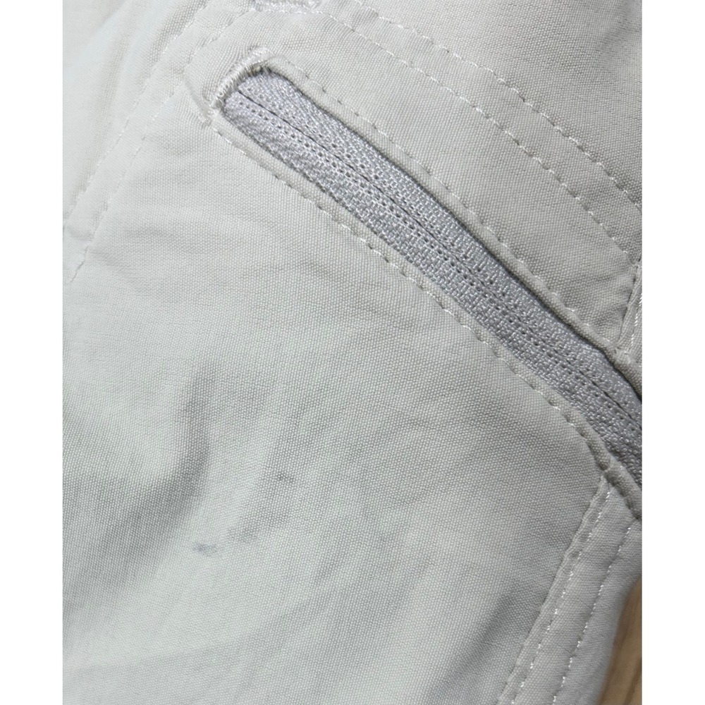 Eddie Bauer Pants Women 12 Beige Guide Pro Cargo Outdoor Lightweight Hiking GORP - Picture 6 of 13